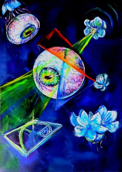 Spectral bloom - a Paint Artowrk by Massa